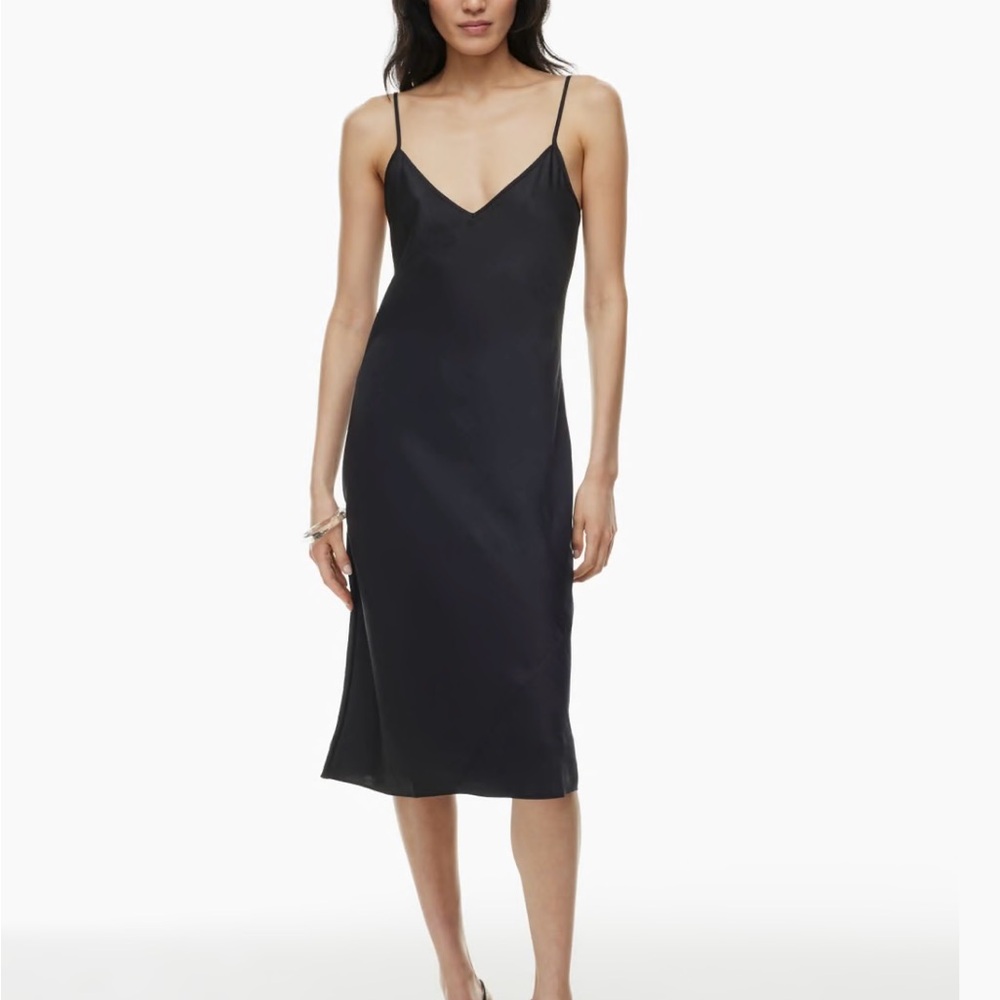 Wilfred xs black slip dress